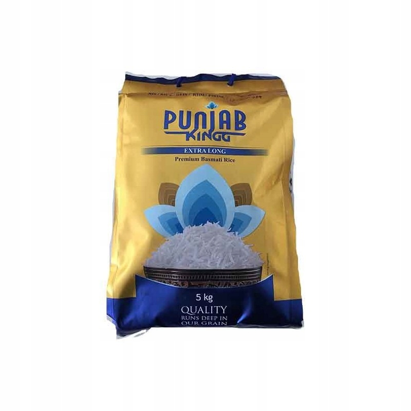 Levně Punjab King (modrá) 1121 prémiová basmati rýže 5 kg