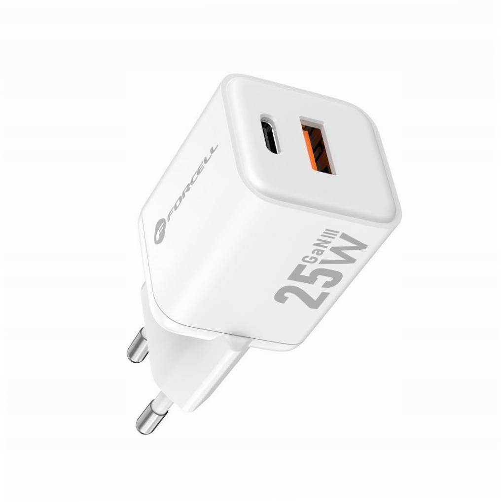 Szybka ładowarka Gan 25W kostka 2 porty Usb-c do Samsung Galaxy S23 Ultra