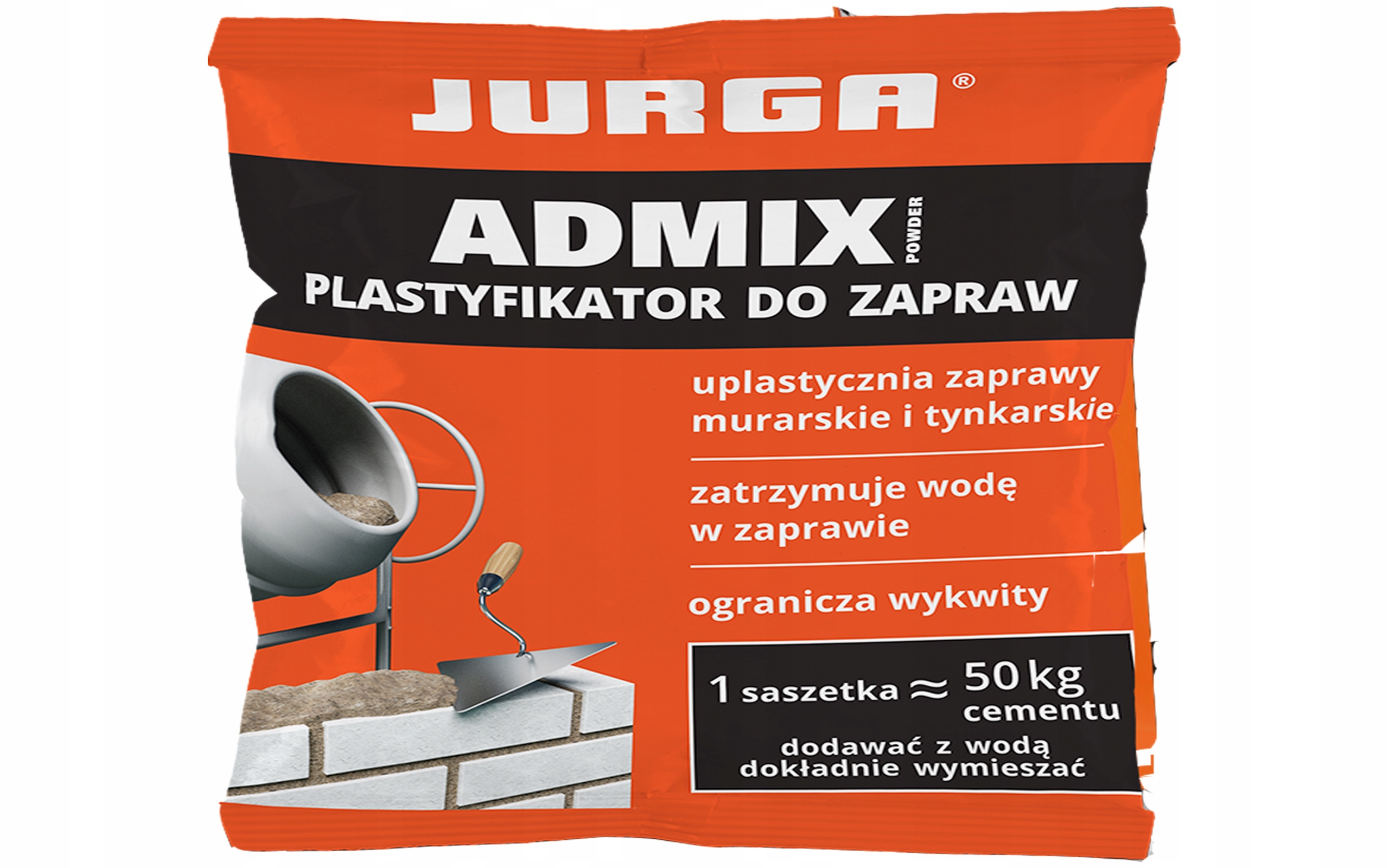 Plastyfikator do Betonu w Saszetkach 150szt Wiadro Stan opakowania oryginalne