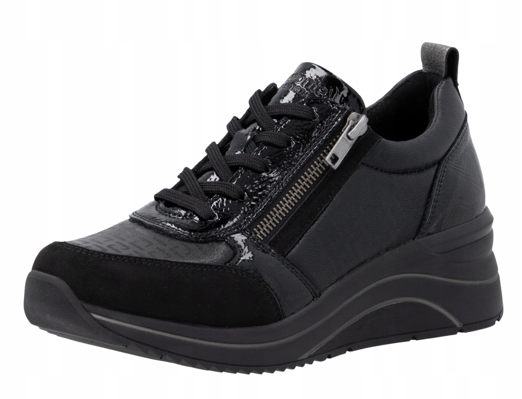 Remonte D0T22-03 vel.39 černé kožené polobotky tenisky Rieker Soft H