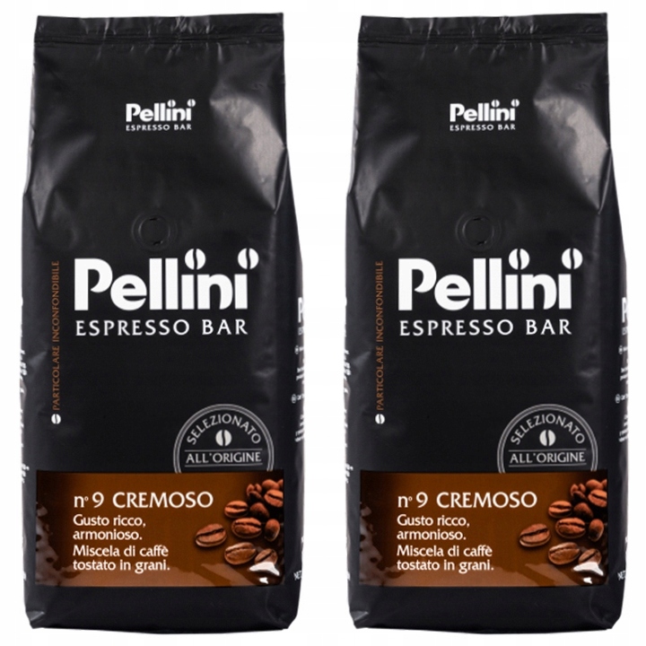 Kawa ziarnista Pellini Espresso Bar 9 Cremoso 2x1 kg