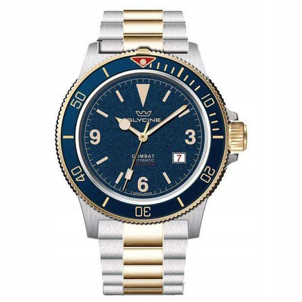 Zegarek Męski Glycine GL0262 srebrny