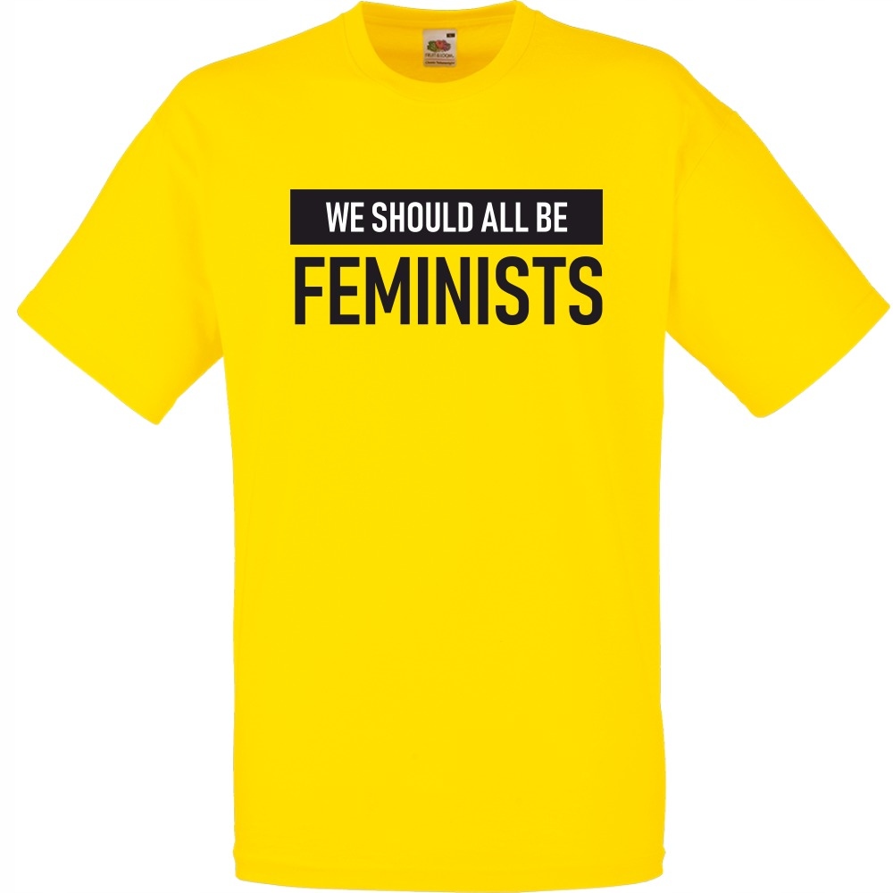 

Koszulka feminizm feministka gril XXL żółta jaskra