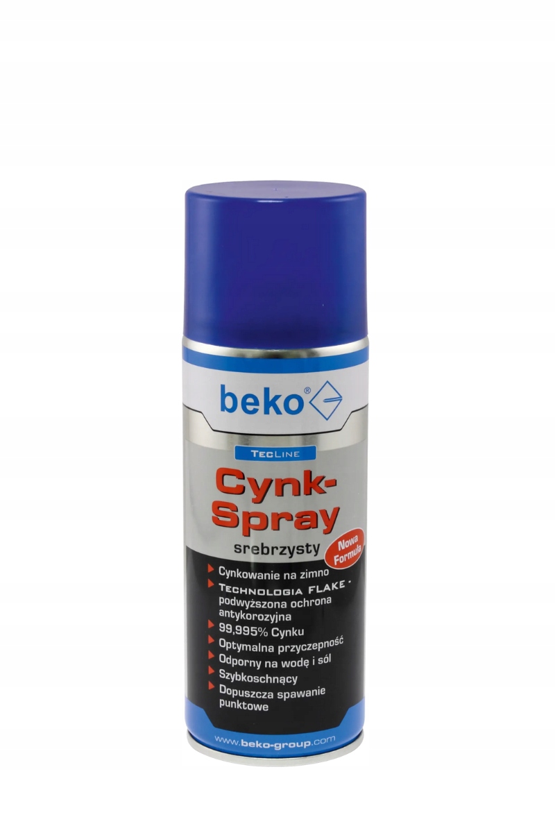 

Beko TecLine Cynk-spray Srebrzysty 400ml