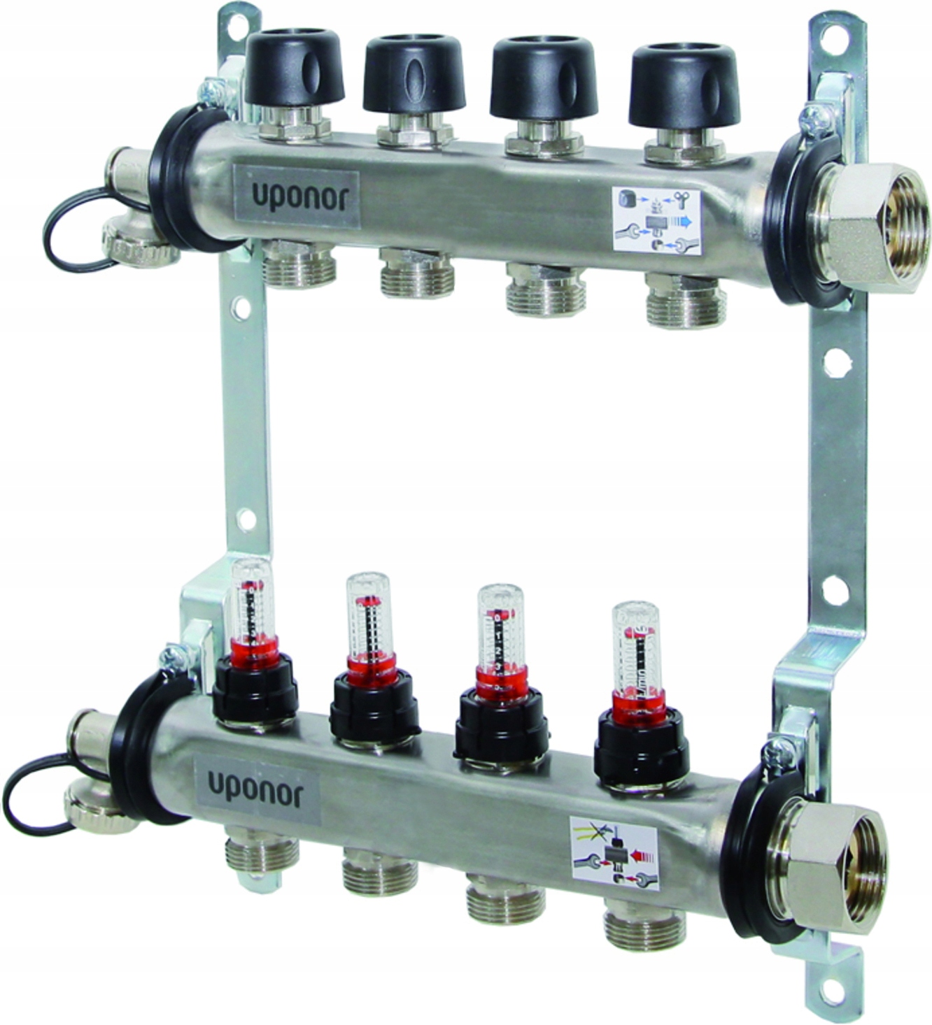 Rozdeľovač s prietokomerom Fm S 4 Uponor Vario S 1086540