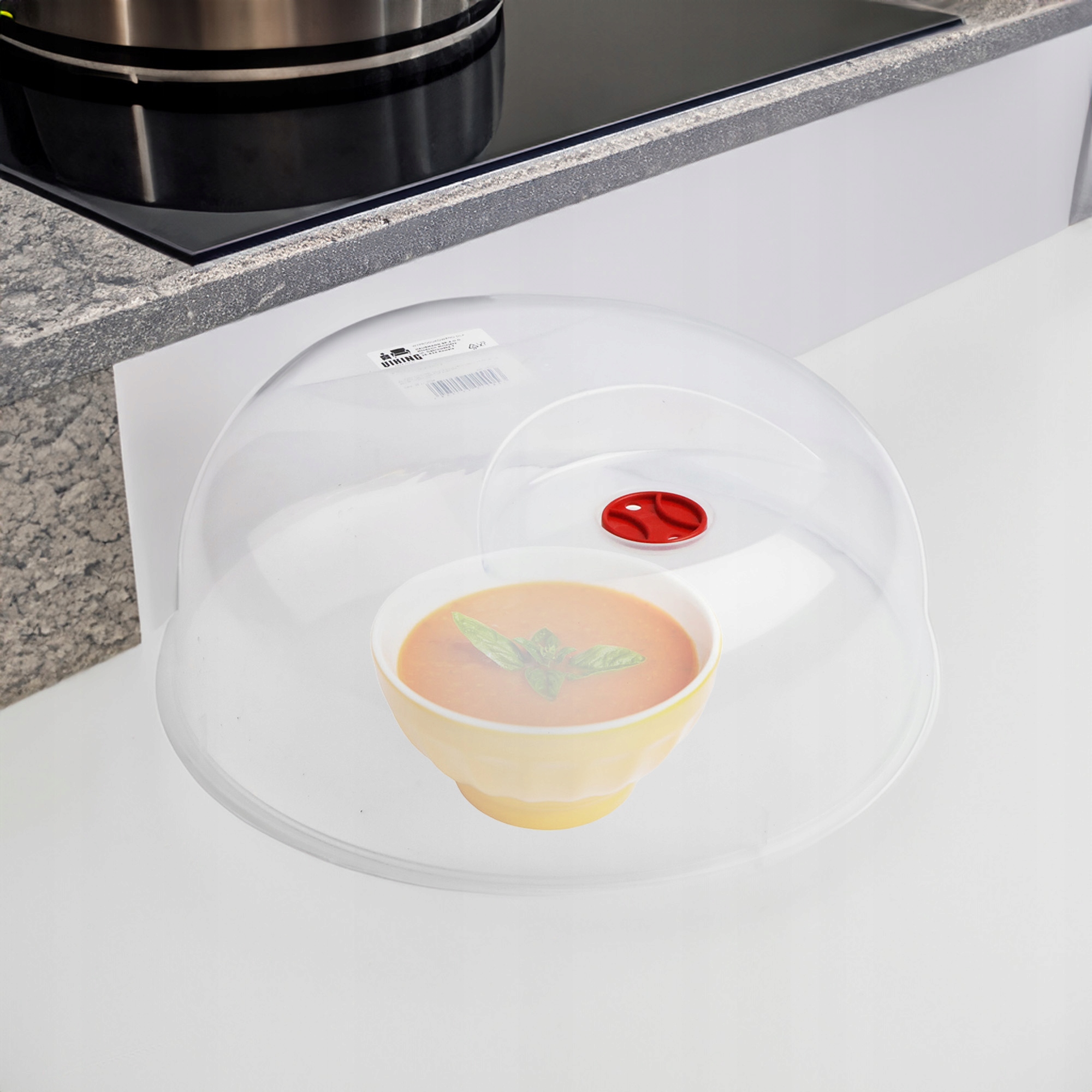 POKRYWA DO MIKROFALI PLASTIKOWA OSŁONA DO PODGRZEWANIA JEDZENIA W MIKROFALI