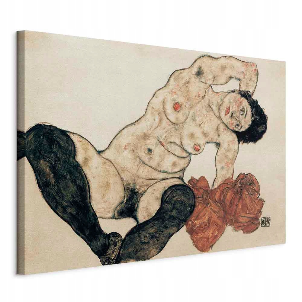 Egon Schiele Akt Žena Obraz Na Plátně Abstrakce Kancelář Obývací Pokoj 120x80