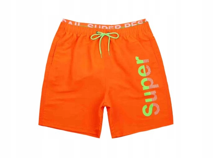 W # Męskie SPORTOWE SPODENKI PLAŻOWE KĄPIELÓWKI M Kolekcja lato