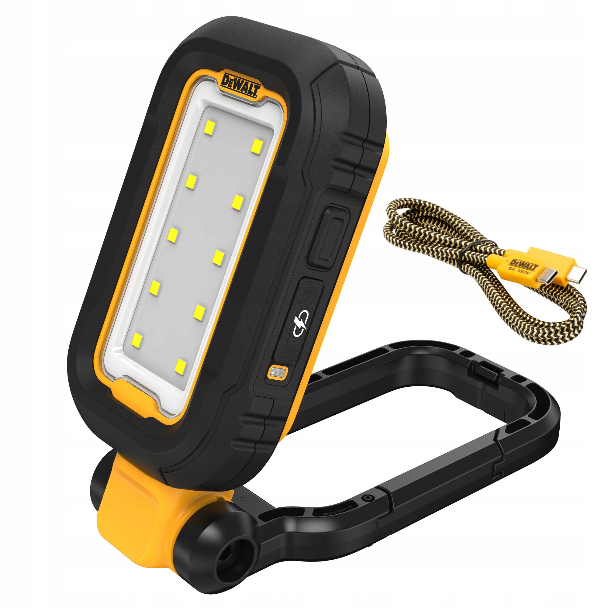 Led pracovní lampa, 1000 lumenů, s vnitřním akumulátorem, IP54, DeWalt D