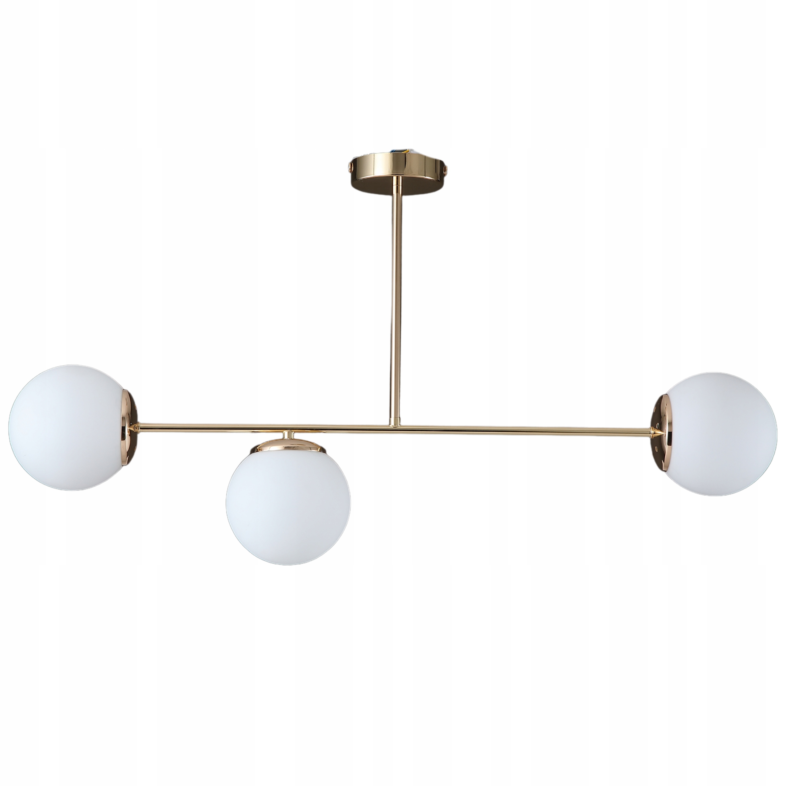 LAMPA WISZĄCA SUFITOWA ŻYRANDOL KULE NOWOCZESNA złota LED