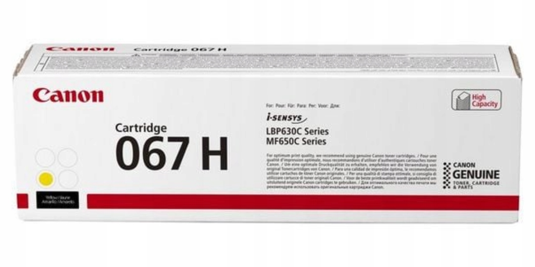 Canon CRG-067H Y Originálny toner Yellow pre i-SENSYS 2350 strán