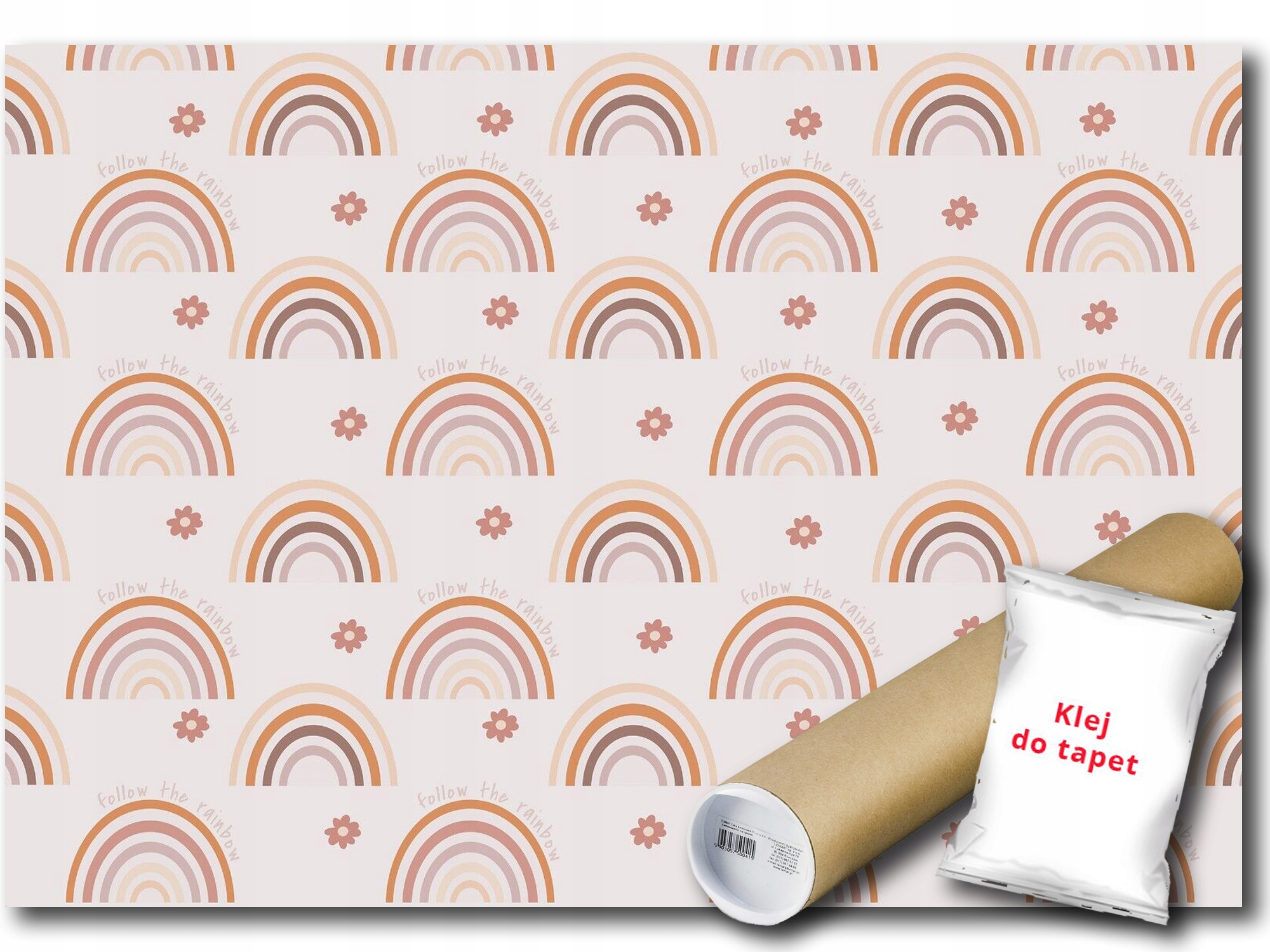 Fototapeta Vinylová Dúha Kvety Vzor 416x290