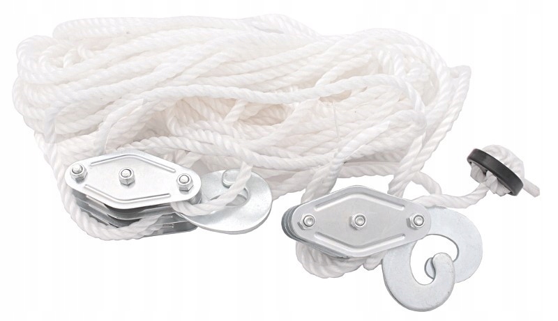 Zblocze Wyciągarka linowa Linka MECHANIZM ŚLIZG 180 kg 20 m