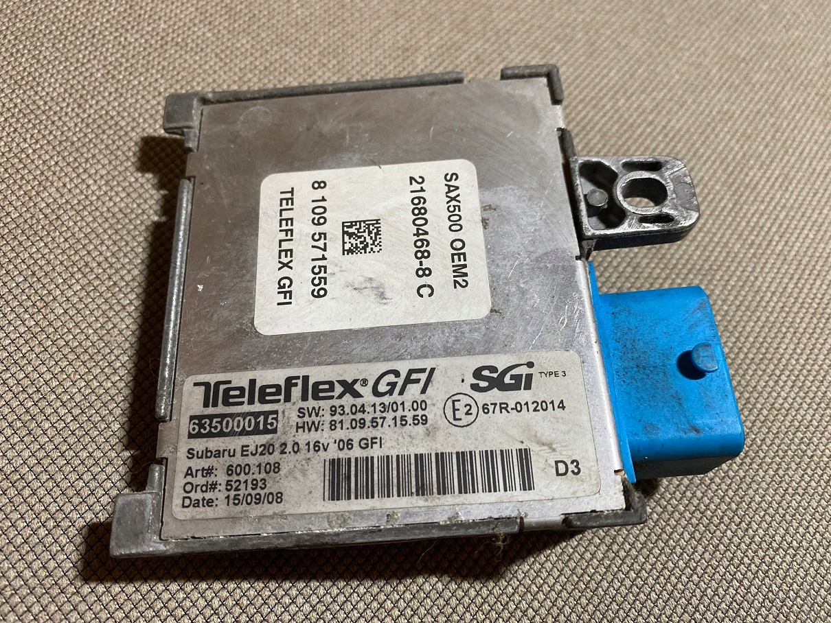 600.108 - Комп'ютер контролер LPG AG SGI GFI Teleflex