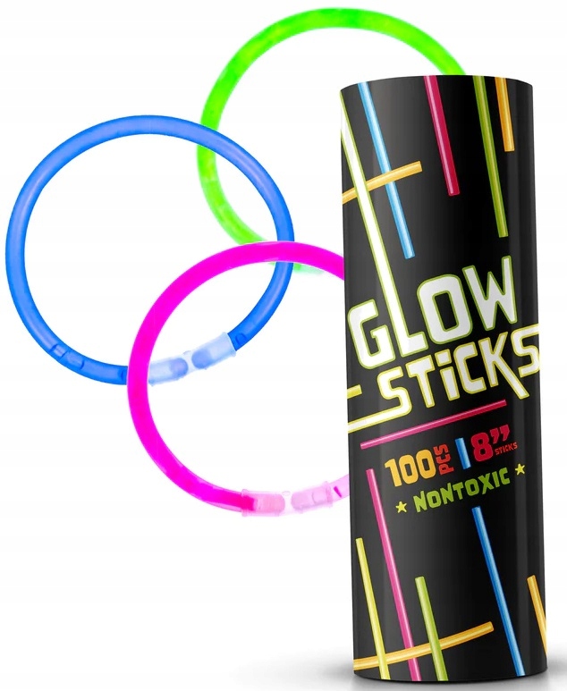 

Bransoletki Opaski fluorescencyjne 100 szt Impreza