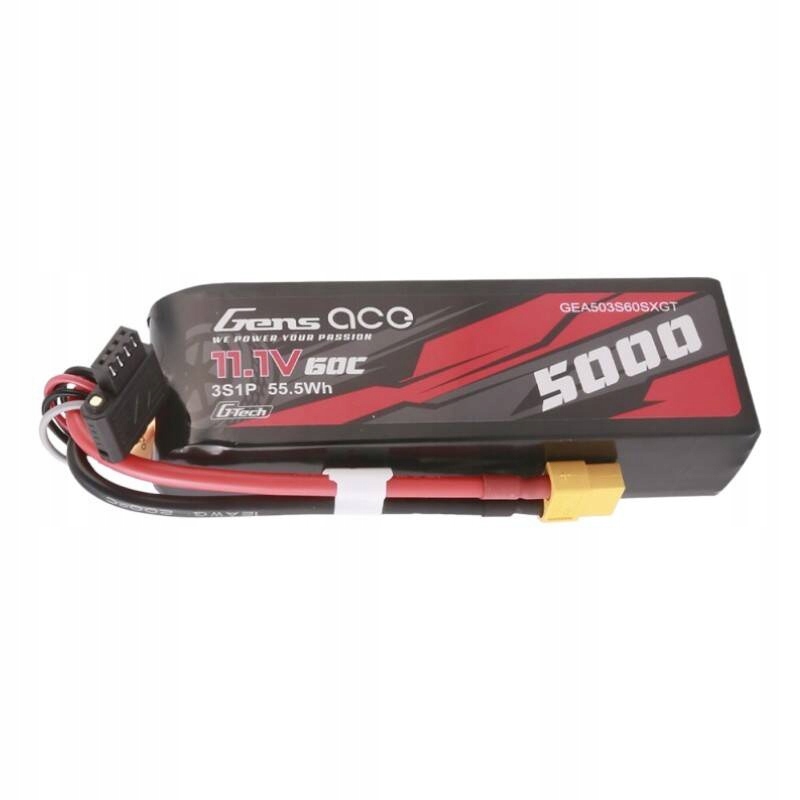 Akumulátor Gens Ace G-Tech 5000 mAh 11.1 V 60 C 3S1P XT60