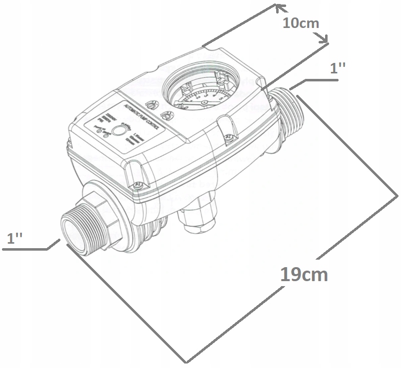 WŁĄCZNIK WYŁĄCZNIK CIŚNIENIOWY STEROWNIK AUTOMATYCZNY SUCHOBIEG PC-59 POMPY Stan opakowania oryginalne