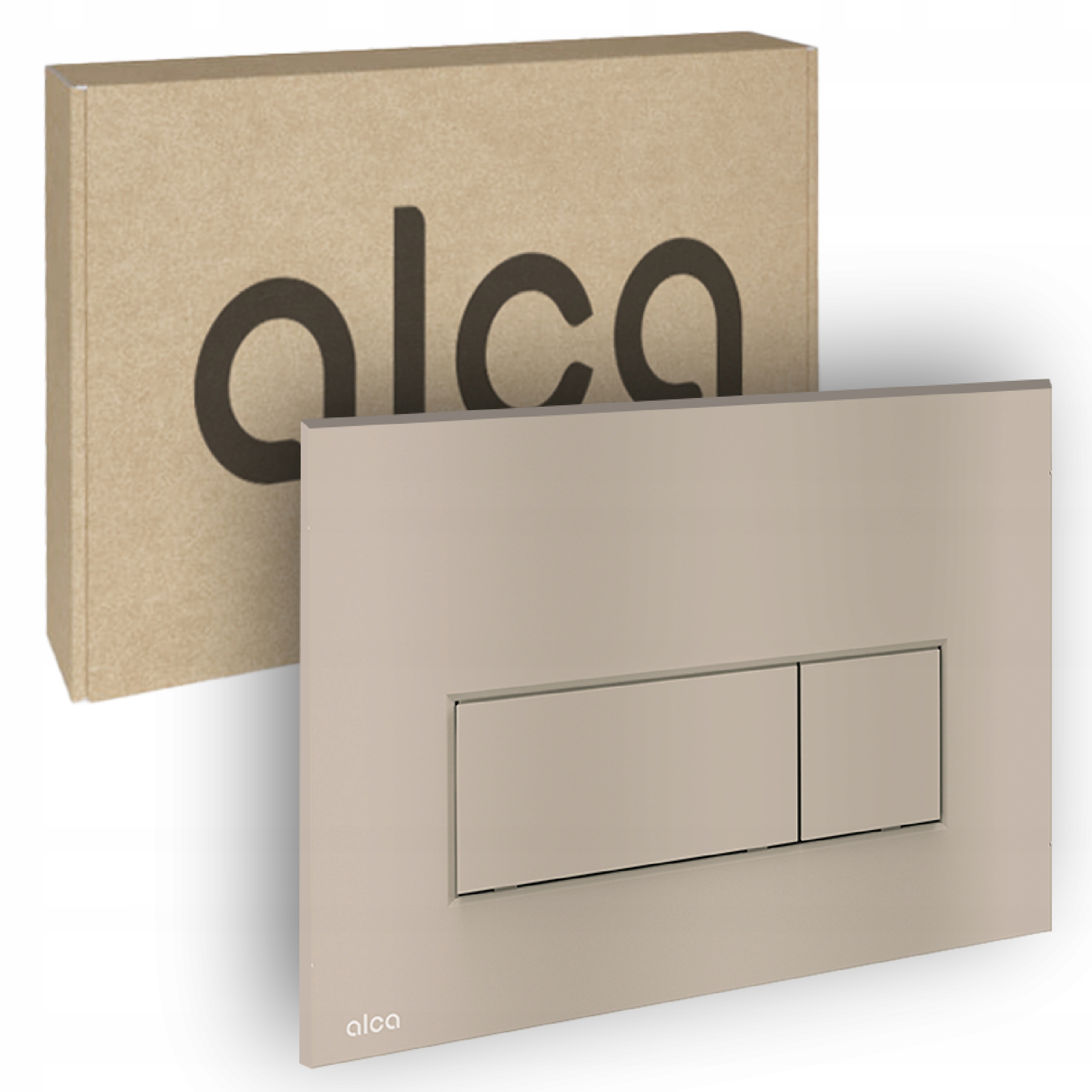 Tlačítko pro splachování Wc Nikl Mat Alcaplast Delfín Plochý profil Thin