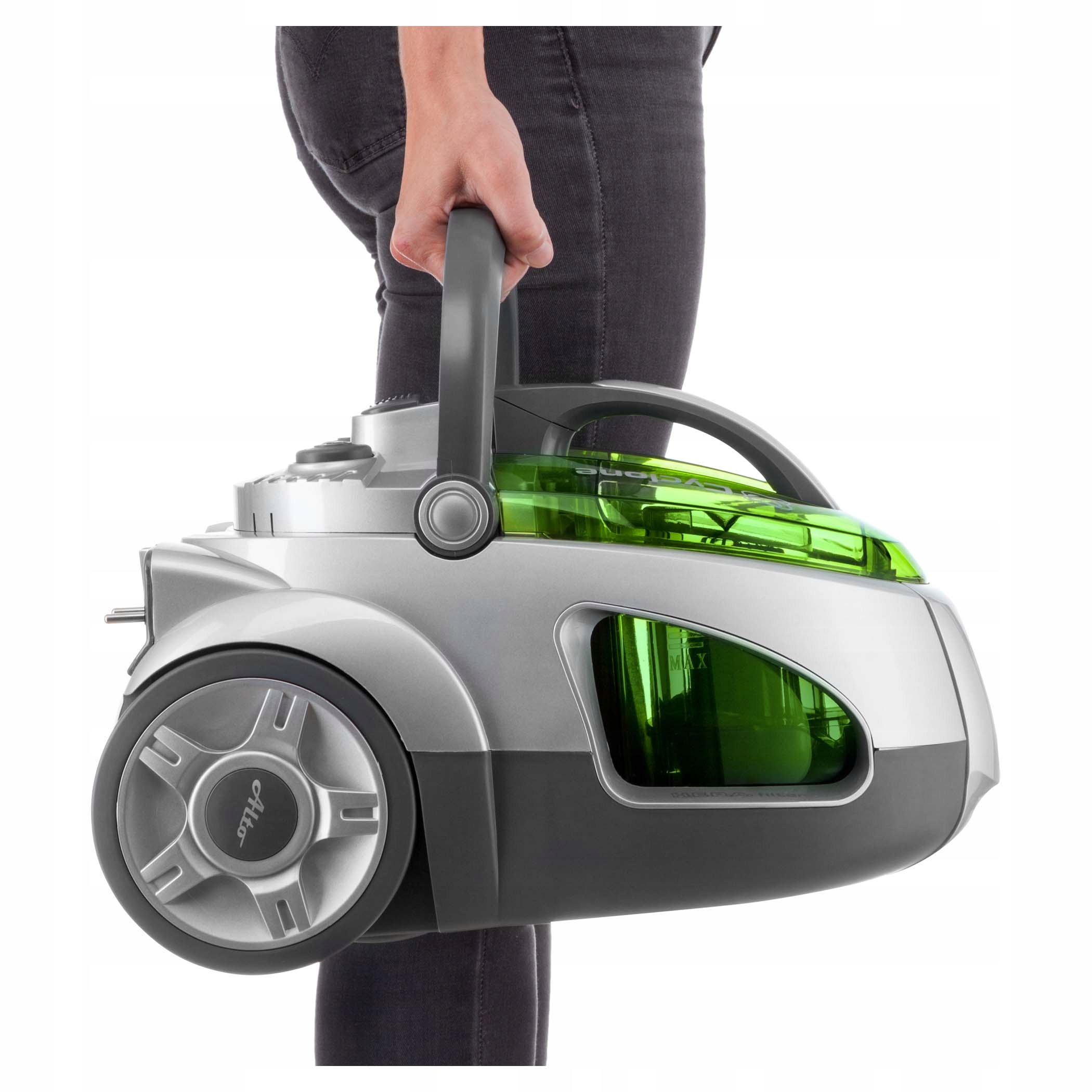 Odkurzacz bezworkowy cyklonowy SENCOR SVC 730GR 800W ECO HEPA cichy Zasięg pracy 6.5 m