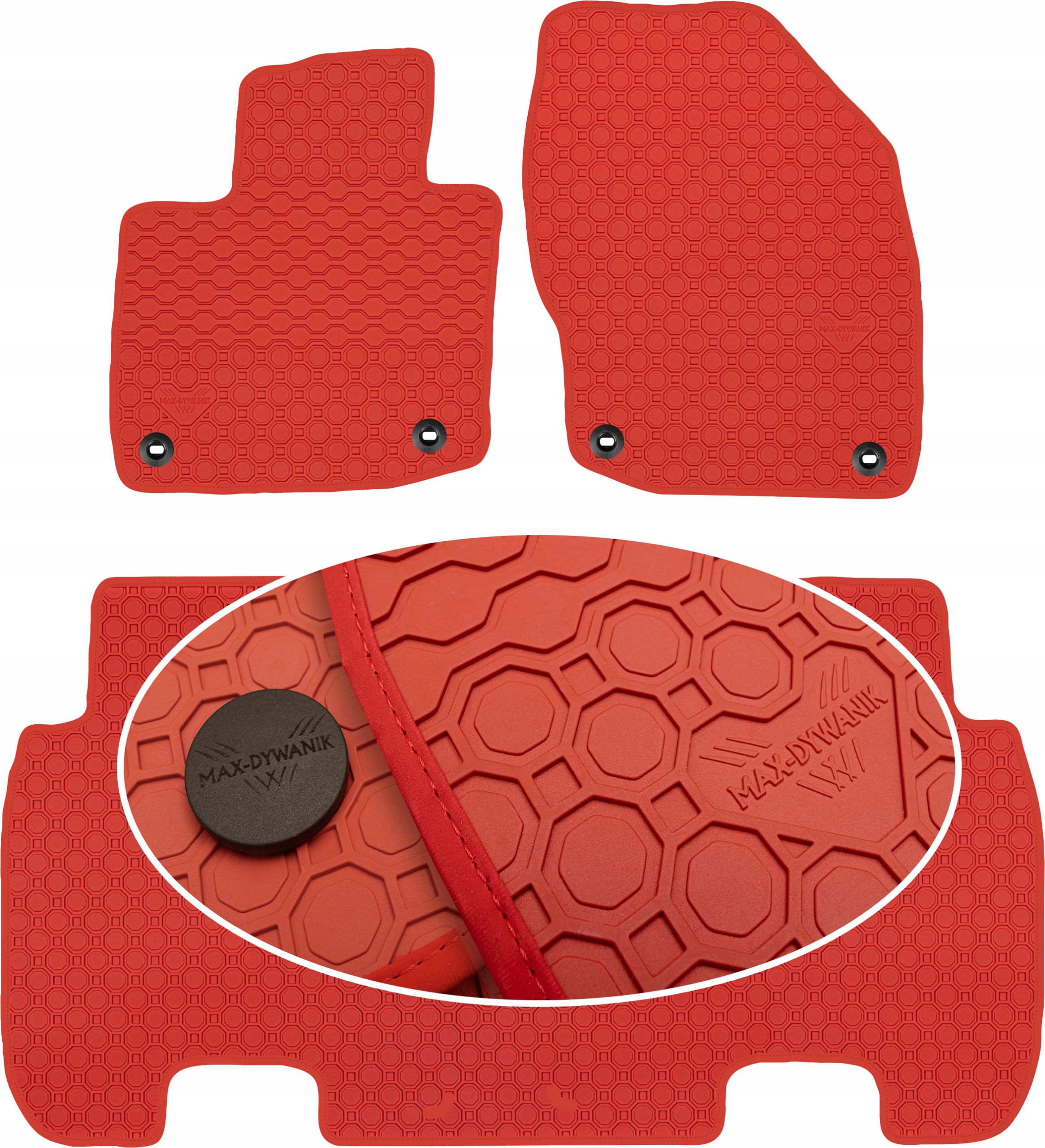 Honda Civic IX Hb 5D 12-17 Koberce Červené