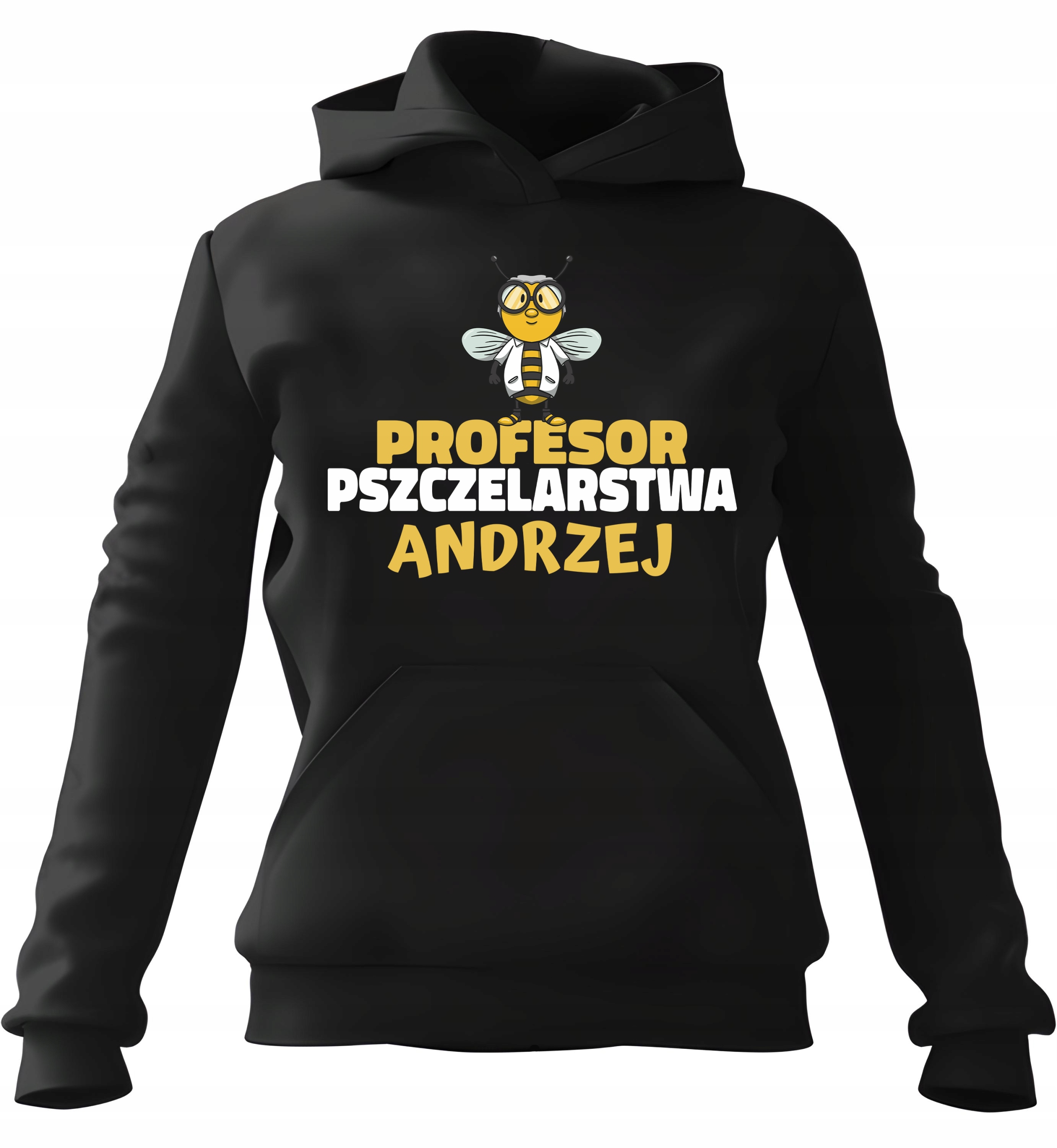 pánská mikina s kapucí Profesor včelařství [vyberte Si Jméno] 2XL Pro něj