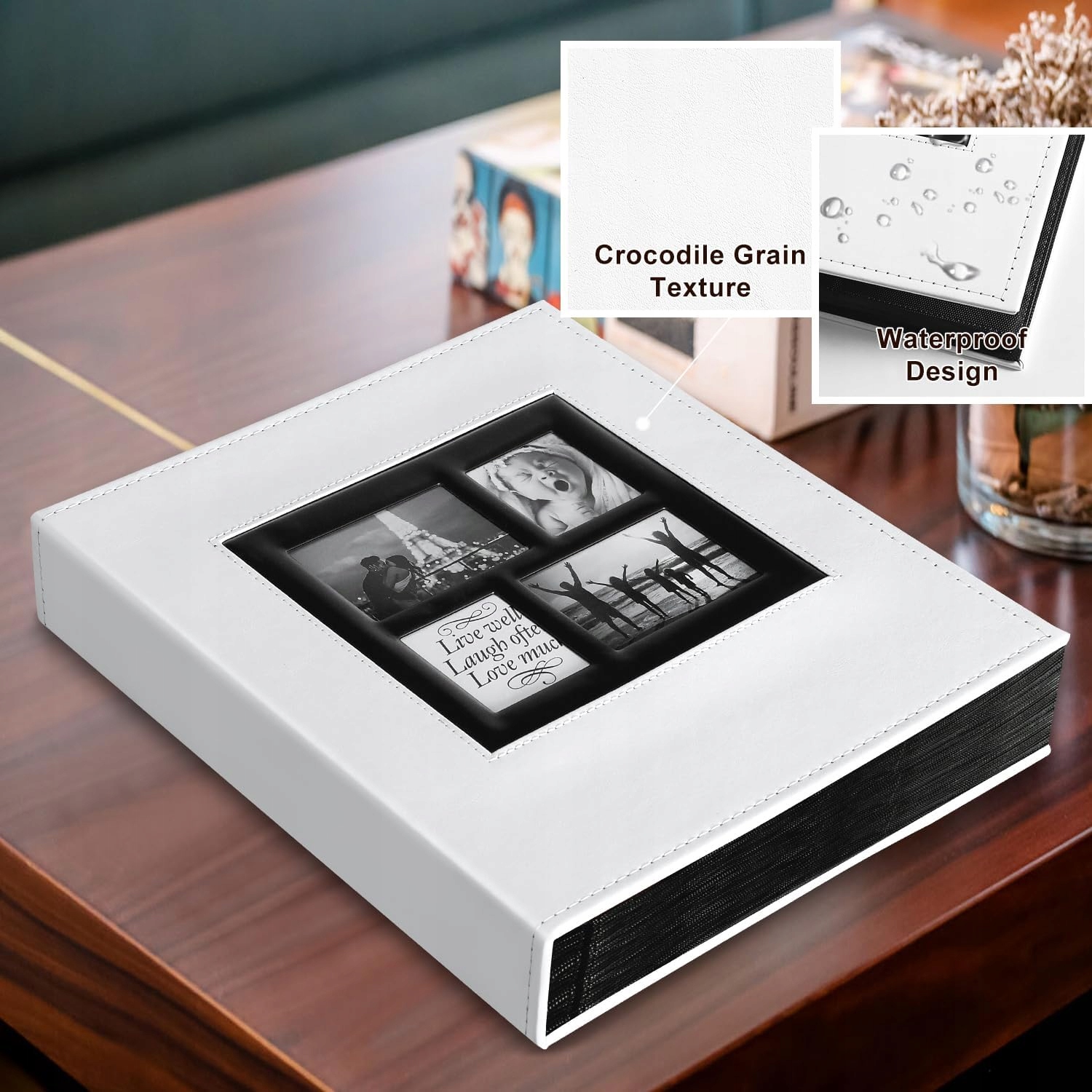 ALBUM NA ZDJĘCIA W STYLU VINTAGE 1000 KIESZENI FORMAT ZDJĘĆ 10X15 CM Model ALBUM