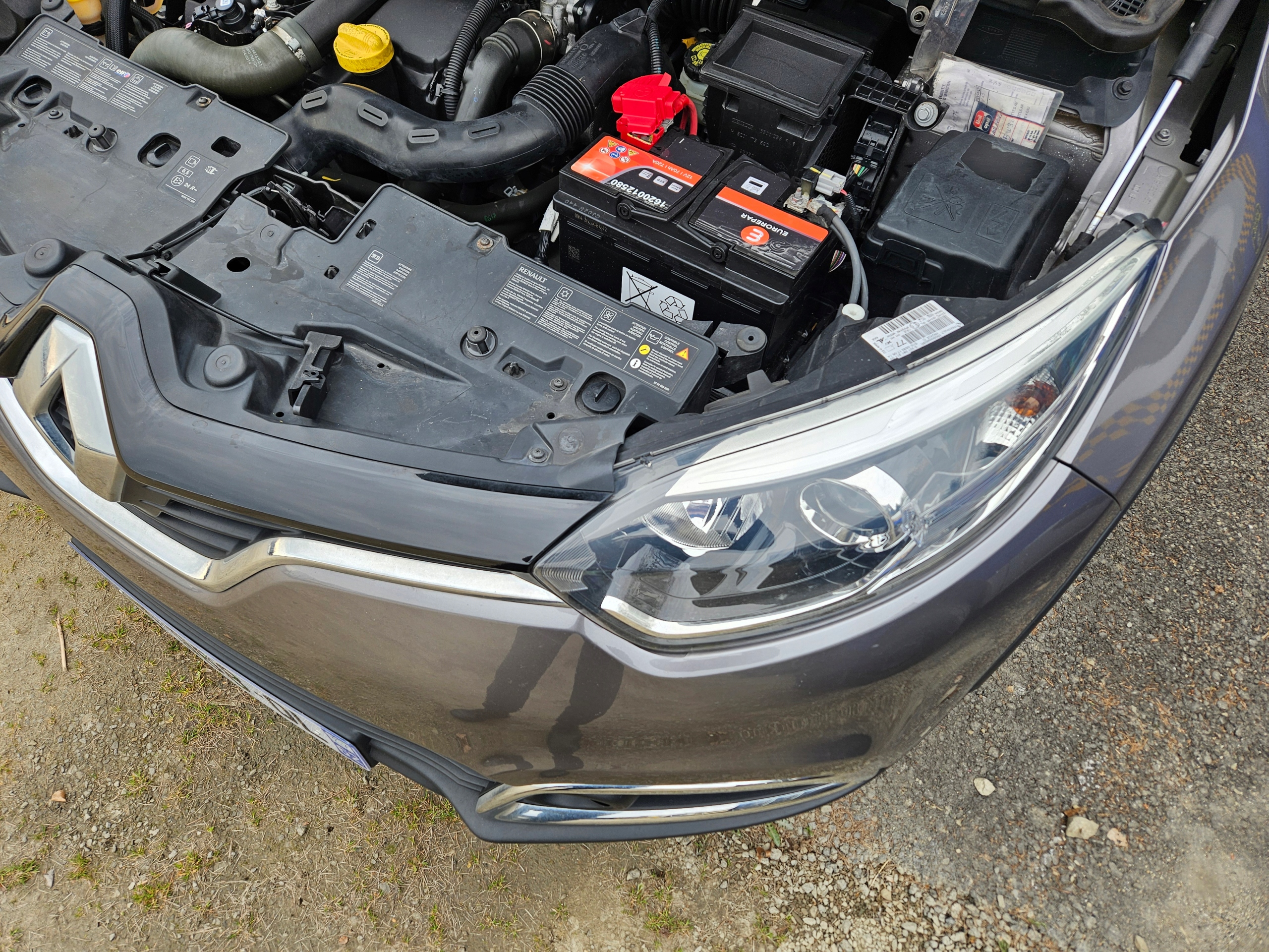 bumper bonnet fender support panel for radiators lights RENAULT CAPTUR and 2013- BIXNK