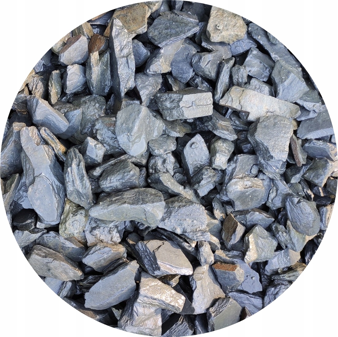 Černá kamenná kůra gneis, neoplachovatelný stezkový kámen, 25 kg