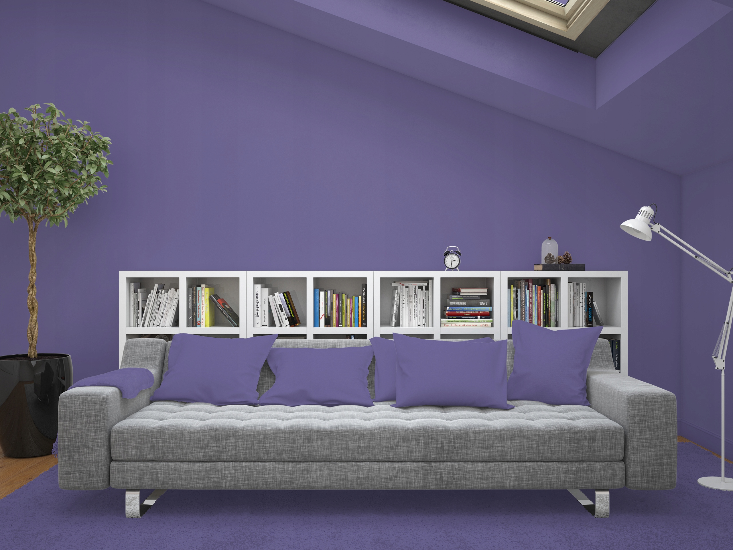 FARBA LATEKSOWA ŚLIWKOWA KOLOR ŚLIWKOWY ŚLIWKA 2L MATOWA MAT Rodzaj ścienna sufitowa