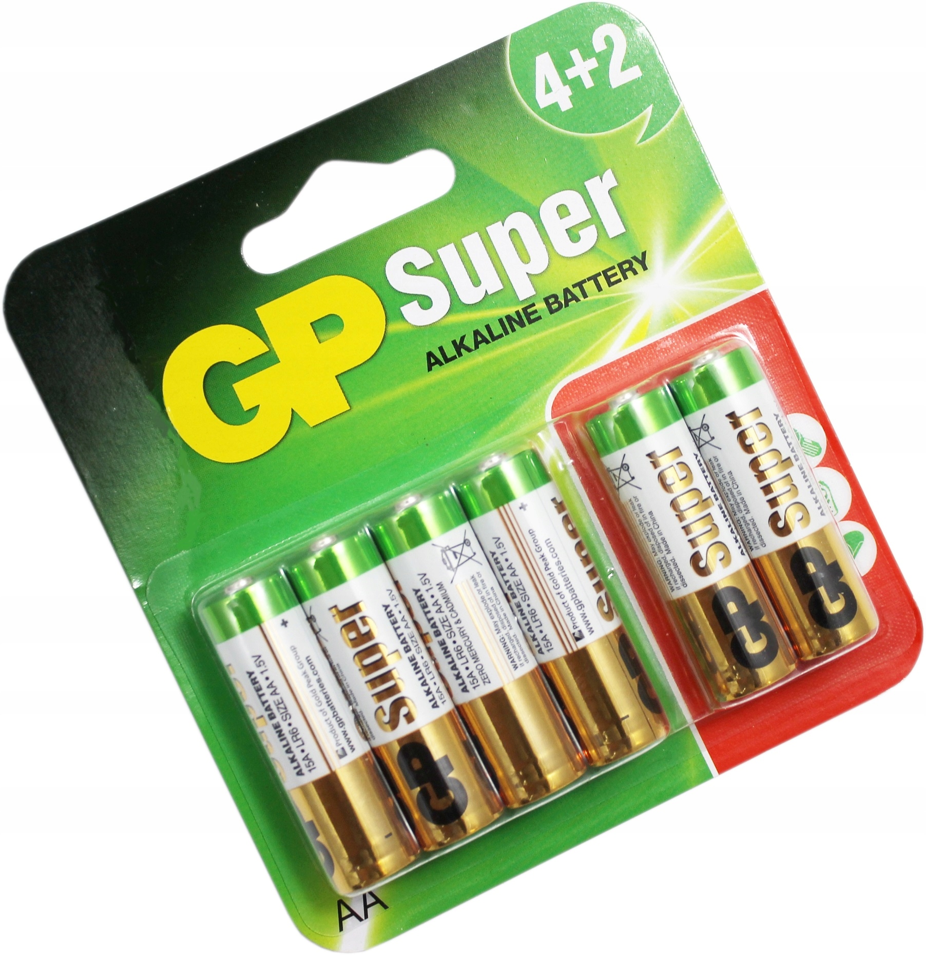 

Bateria Alkaliczna LR6 Alkaline Blister 6SZT