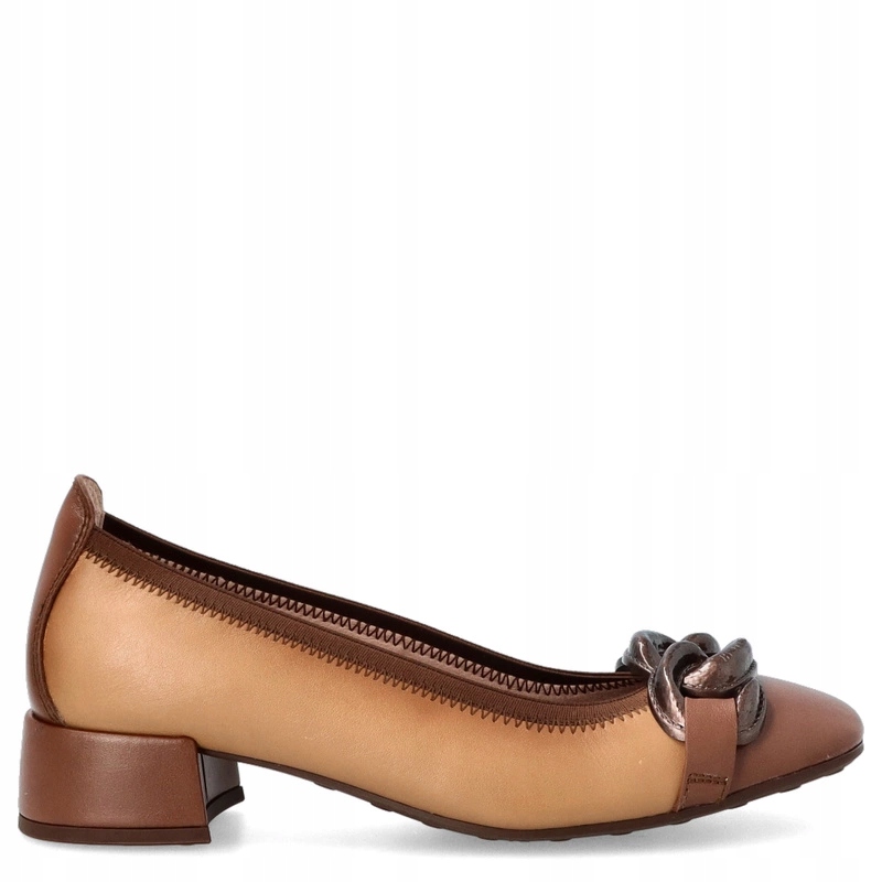 Španělské lodičky s přezkou Hispanitas CHI254349 Hnědé 37