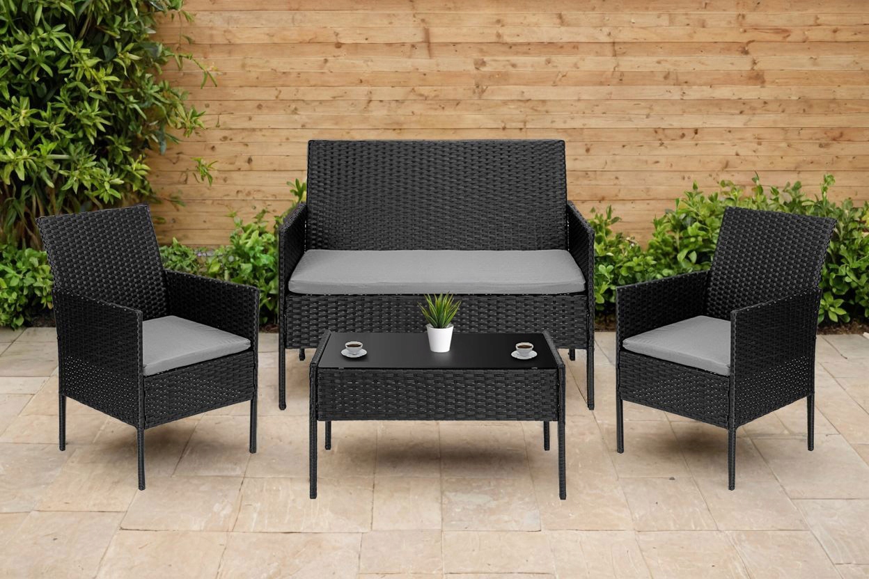Zestaw Mebli Ogrodowych Technorattan Sofa Krzesła Stolik odporne na wodę EAN (GTIN) 5905090129042