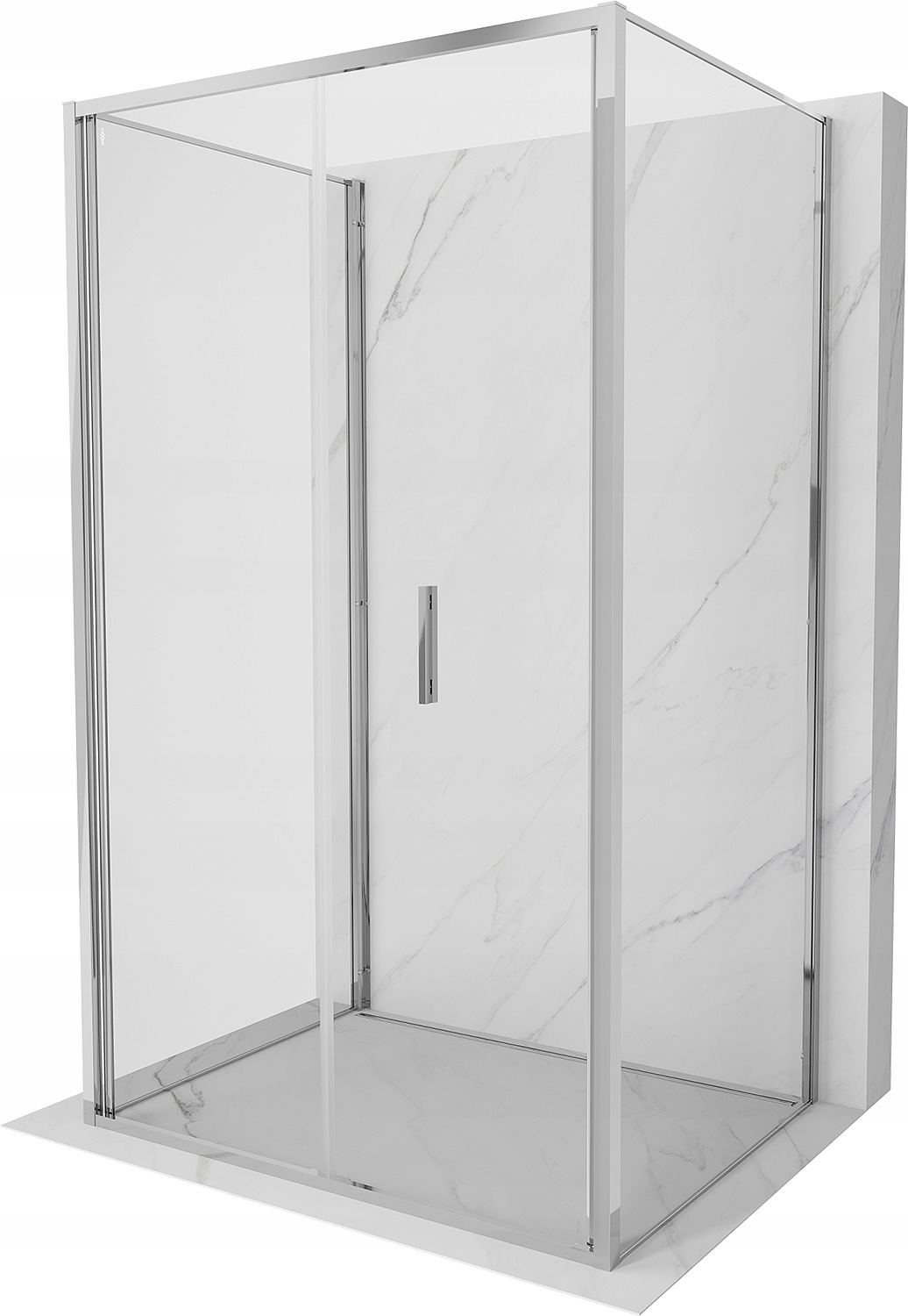 Mexen Exo-3S kabina prysznicowa 3-ścienna składana 90 x 100 cm, transparent