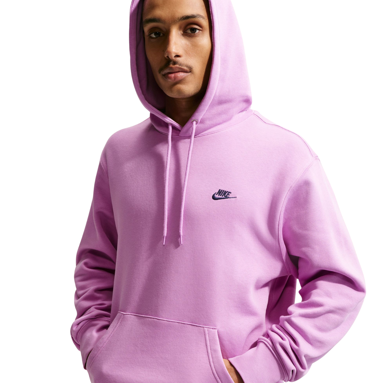 Kangurka Bluza Z Kapturem Bluza męska Nike Club Bb różowa FN3859 503 2XL