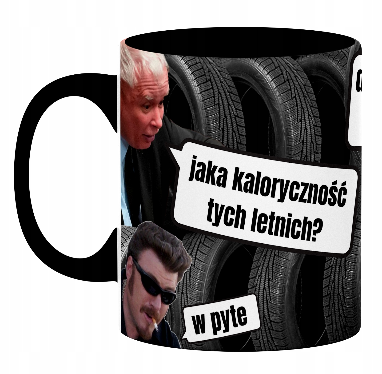 KUBEK PREZESA KACZYŃSKIM OPONY PIS DUDA MORAWIECKI Marka inna