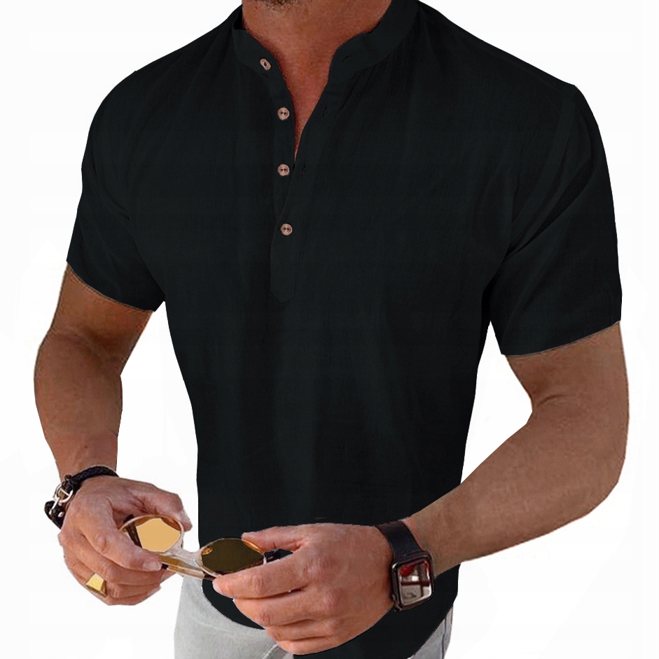 Pánská bavlněná košile Regular Casual, prodyšná