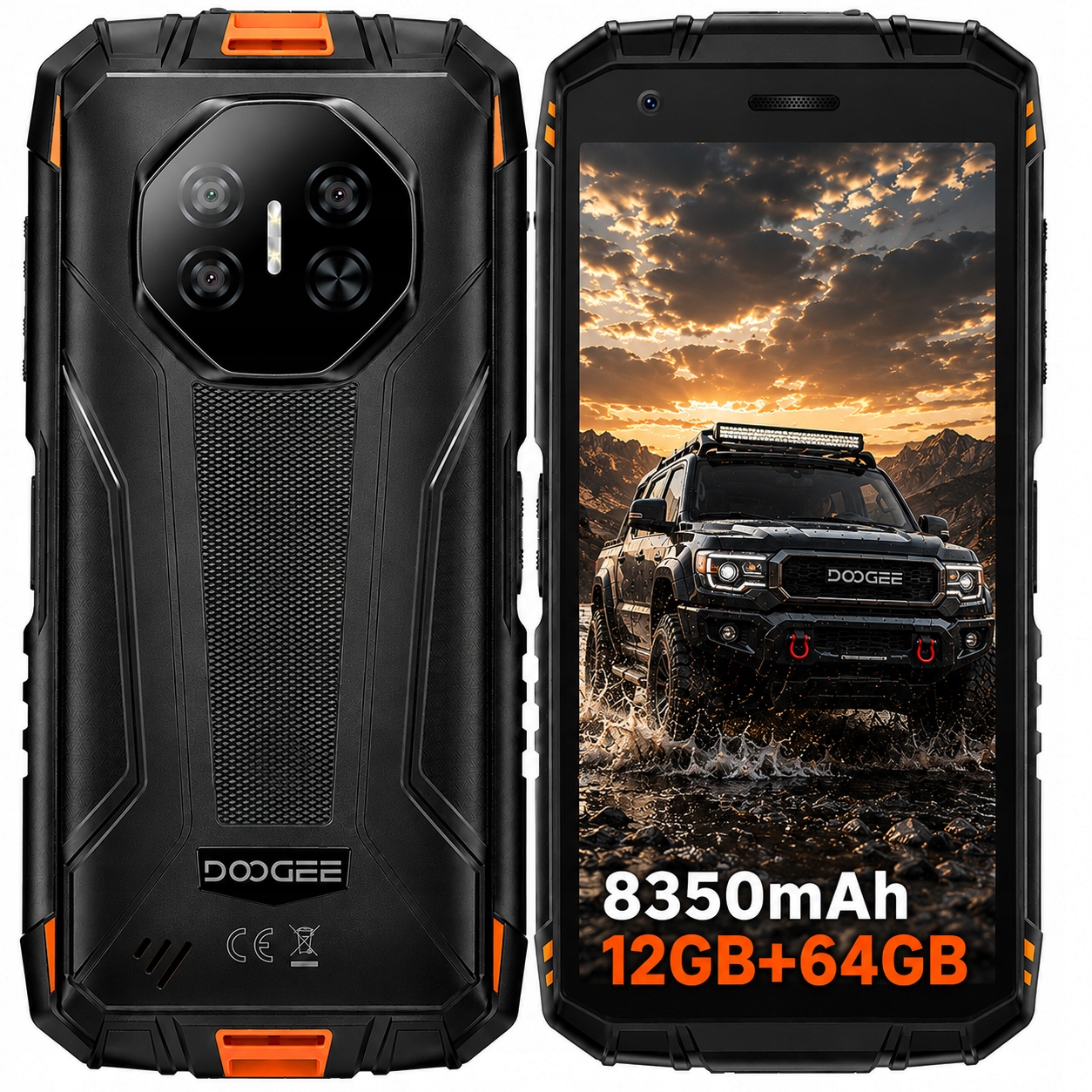 Odolný smartfón s Androidom Doogee S98 Pro 8350mAh 12GB+64GB 5.5" Ips IP69K/NFC