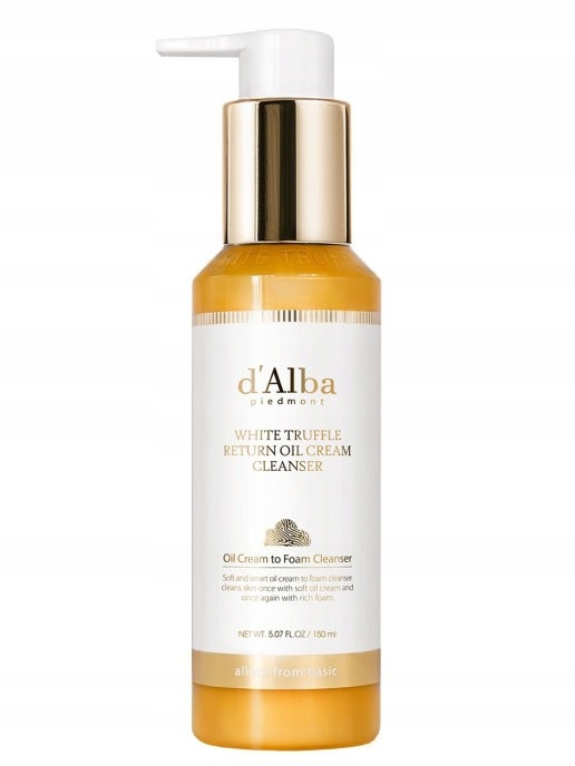 D' Alba Olej s bílým lanýžem na odličování obličeje 150 ml