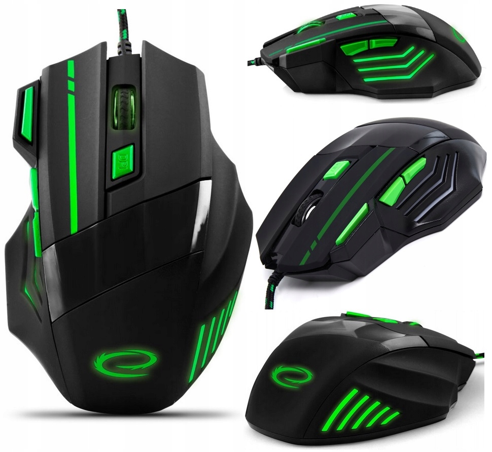 

Mysz Myszka Dla Graczy 7D Led Usb Double Click