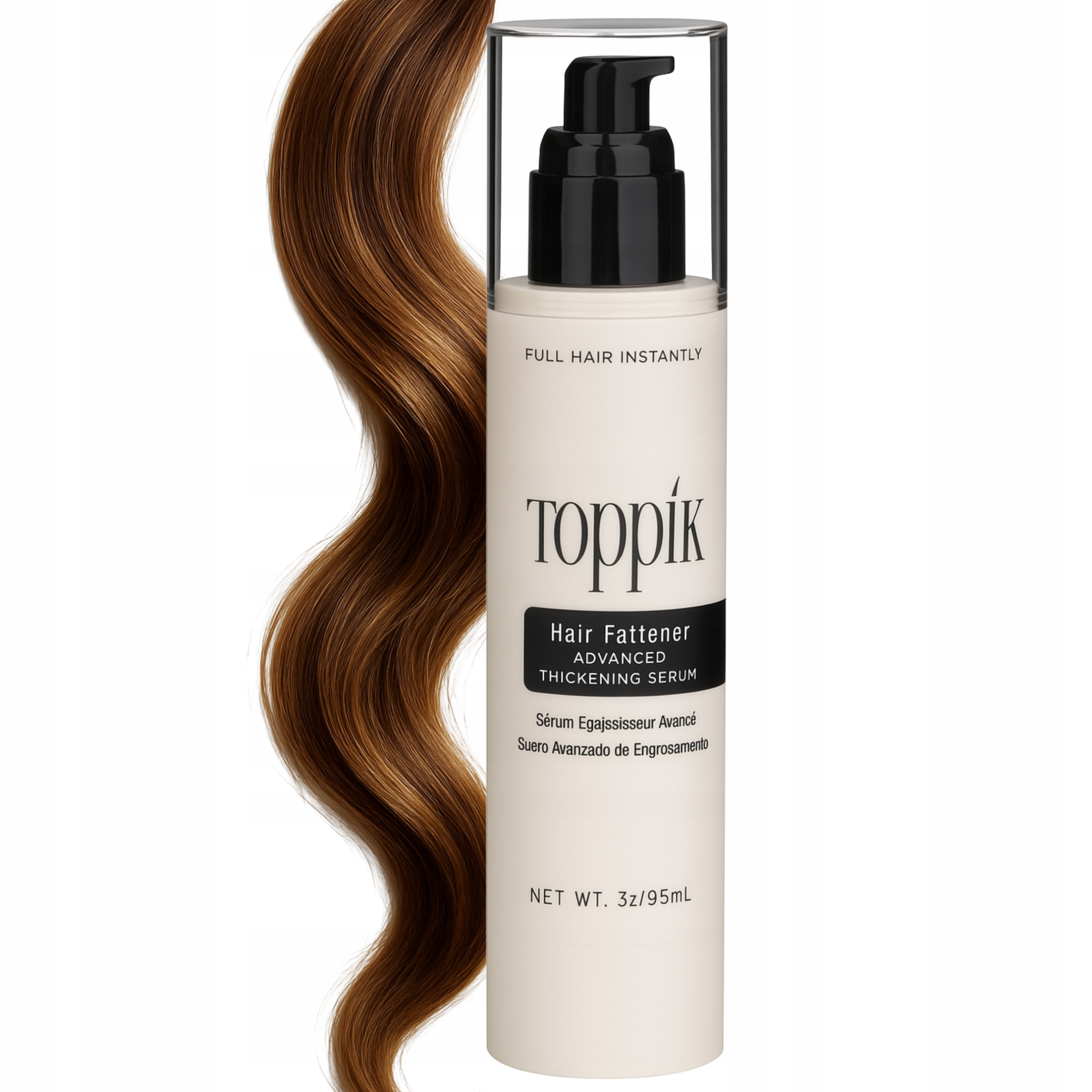 Toppik Sérum bez oplachování 95 ml Husté, silné a husté vlasy Hair Fattener