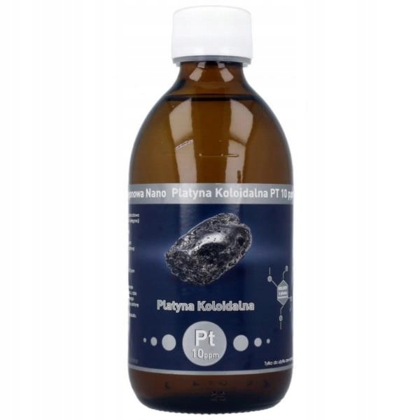 

Niejonowa Nano Platyna Koloidalna Pt 10ppm 300ml