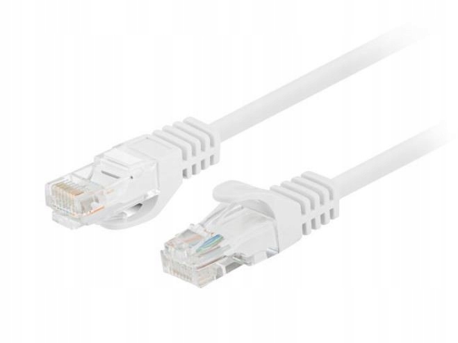 Lanberg Patchcord kat.6a Utp biały 10-pak Fluke Passed PCU6-20CC-0100