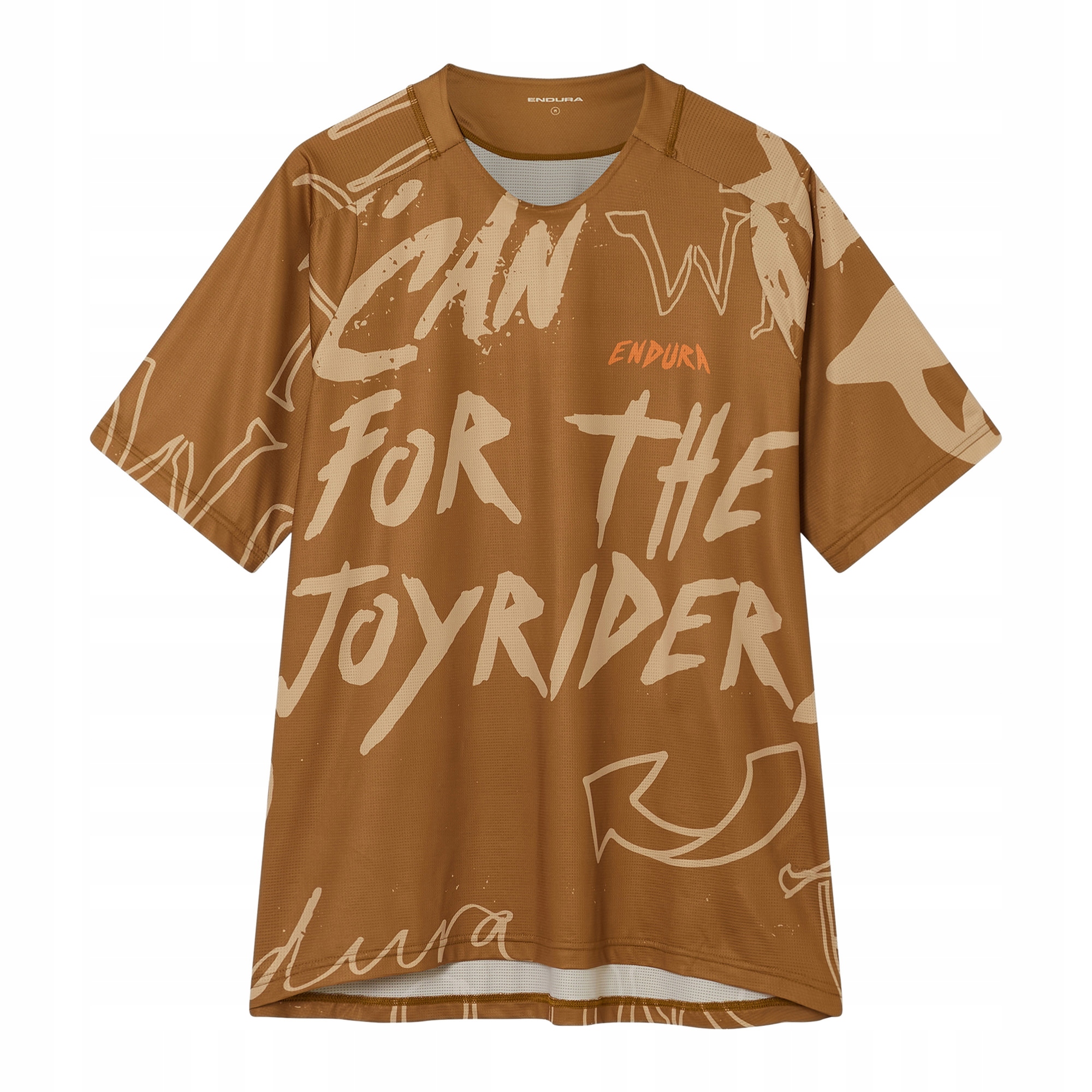 Koszulka rowerowa męska Endura Singletrack Print trail bronze