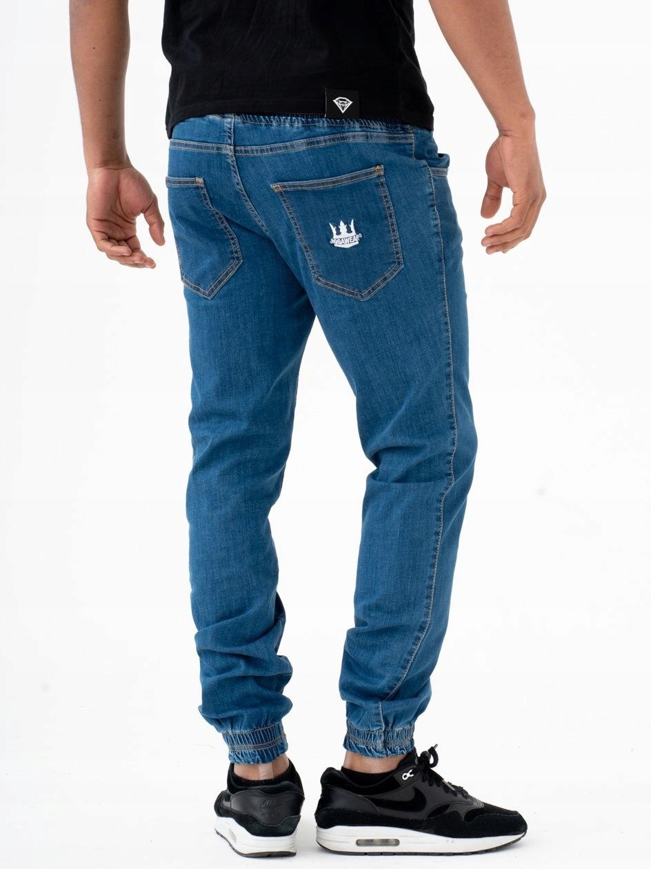 Kalhoty Joggery Jigga Wear Jogger Crown Blue vel. XXL