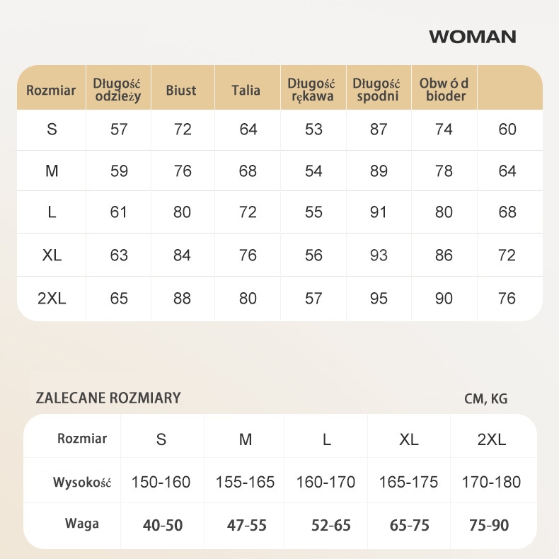 BIELIZNA TERMICZNA CIEPŁA KOMPLET DAMSKA ZIMA Właściwości termiczne