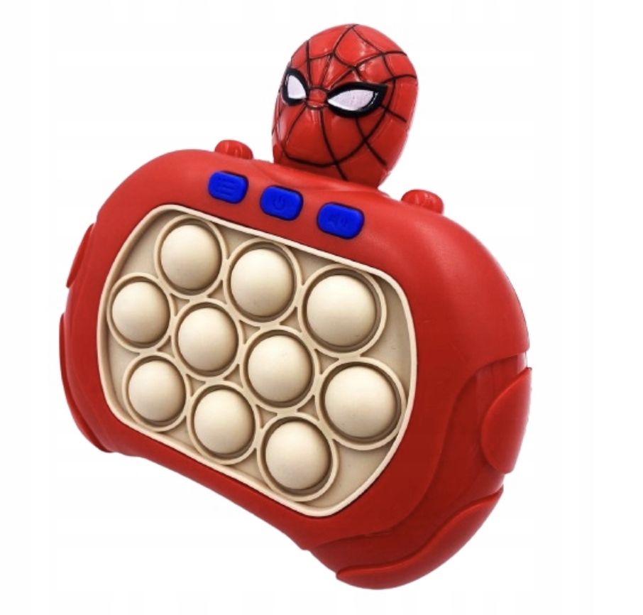 GRA ZRĘCZNOŚCIOWA POP IT ANTYSTRESOWA ELEKTRYCZNA KONSOLA SPIDERMEN Marka bez marki