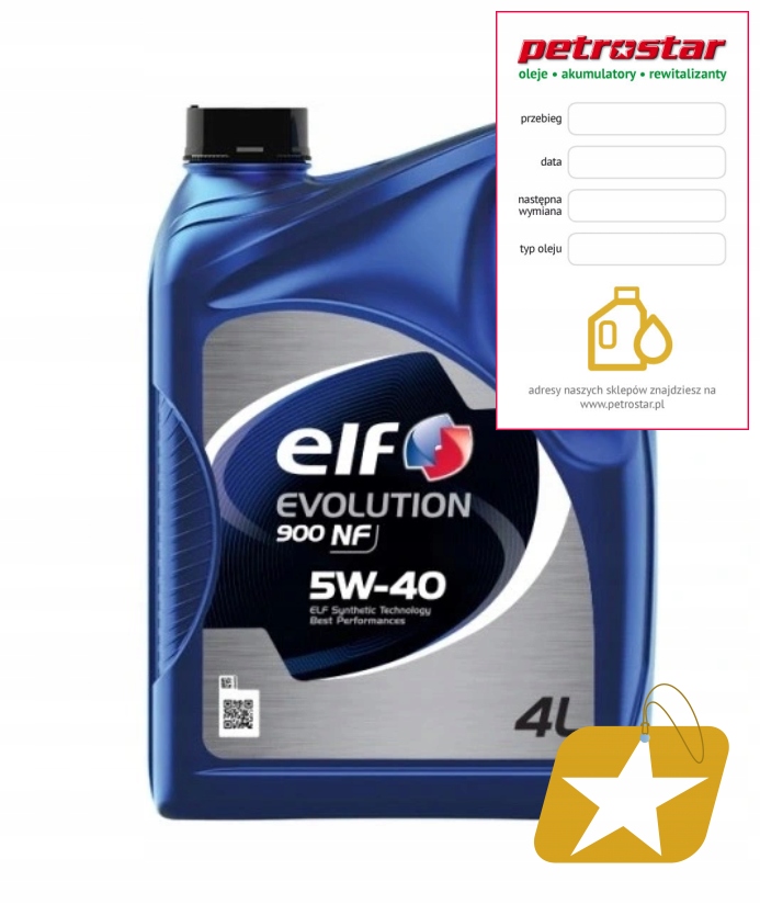 ELF EVOLUTION 900 NF 5W40 4L