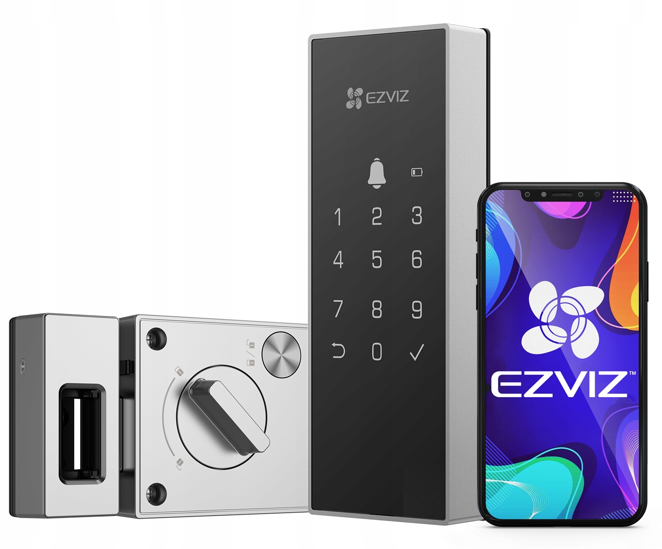 Inteligentní Wi-Fi zámek DL03 s Pin kódem a aplikací Ezviz pro dálkové ovládání