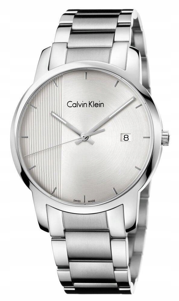 Zegarek męski srebrny Calvin Klein do garnituru