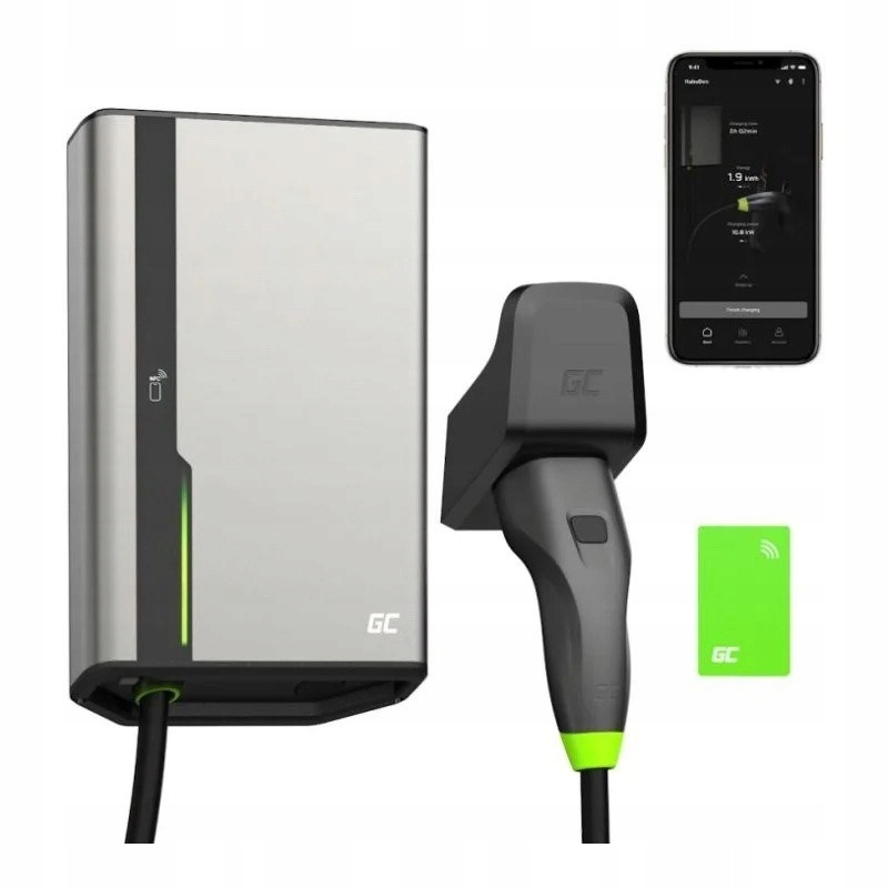 Green Cell HabuDen 22kW 32A kabel 7,5m z Nfc